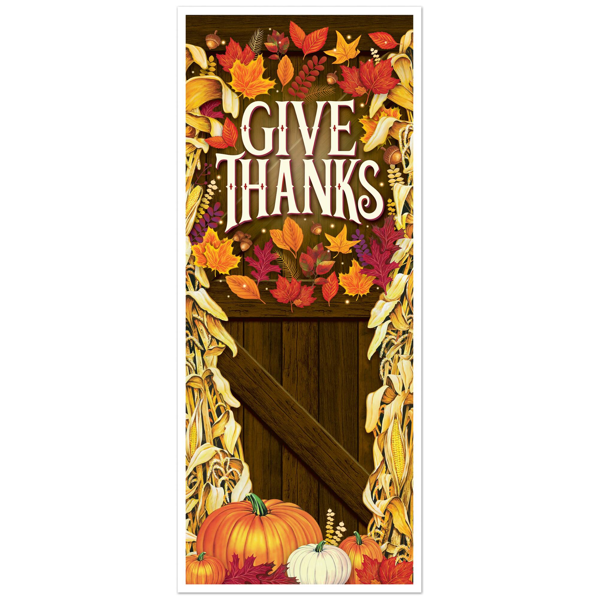 Beistle 6ft. Give Thanks Door Covers, 2ct.